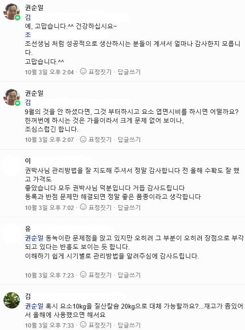 아리수 댓글2