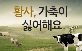황사, 가축이 싫어해요