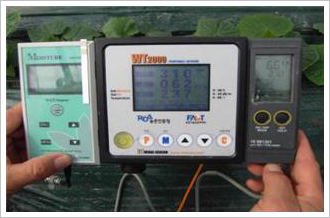 현장에서 토양간이 측정(pH,EC,수분 등)