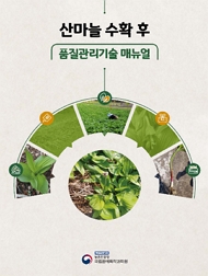 산마늘 수확 후 품질관리기술 매뉴얼 책임운영기관 농촌진흥청 국립원예특작과학원
