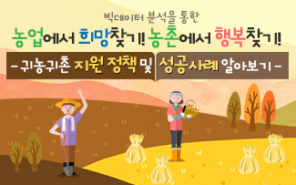 빅데이터 분석을 통한 농업에서 희망찾기! 농촌에서 행복찾기!- 귀농귀 ...  이미지