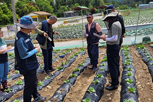 현장 기술지원 사진