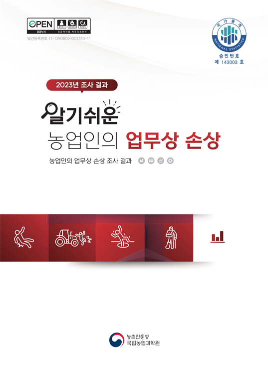 2023 알기쉬운 농업입의 업무상 손상
